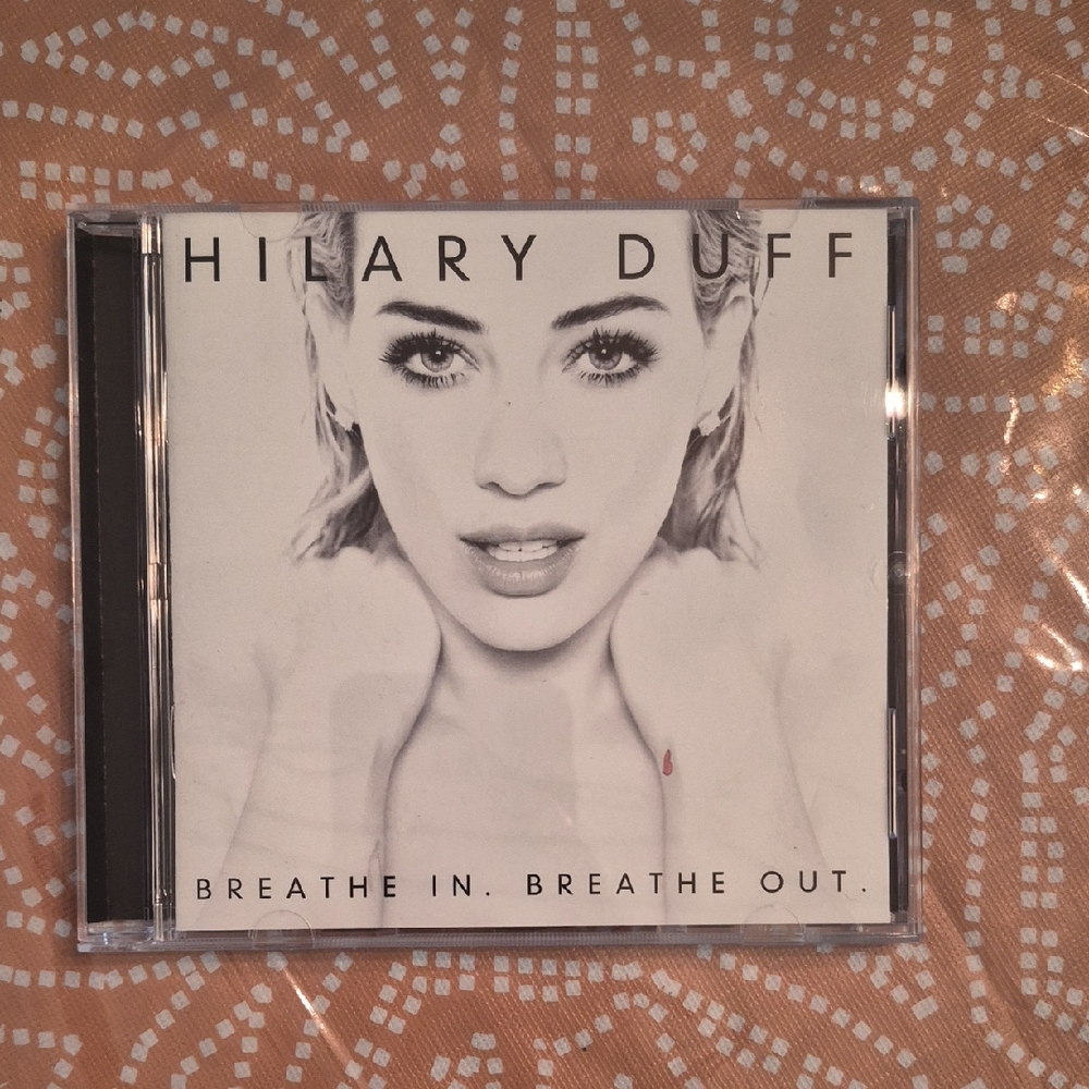 Hilary Duff "Breathe In. Breathe Out." CD - White Cover